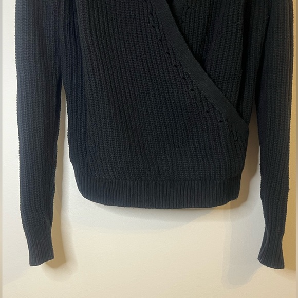 A&F Chunky Knit Wrap Sweater - Picture 7 of 13